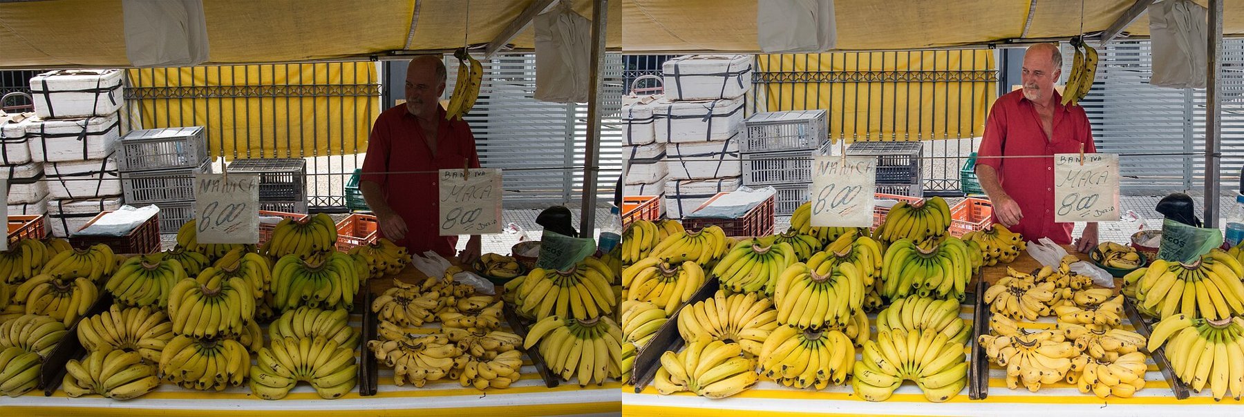 Comparison of raw processing with a JPEG capture.