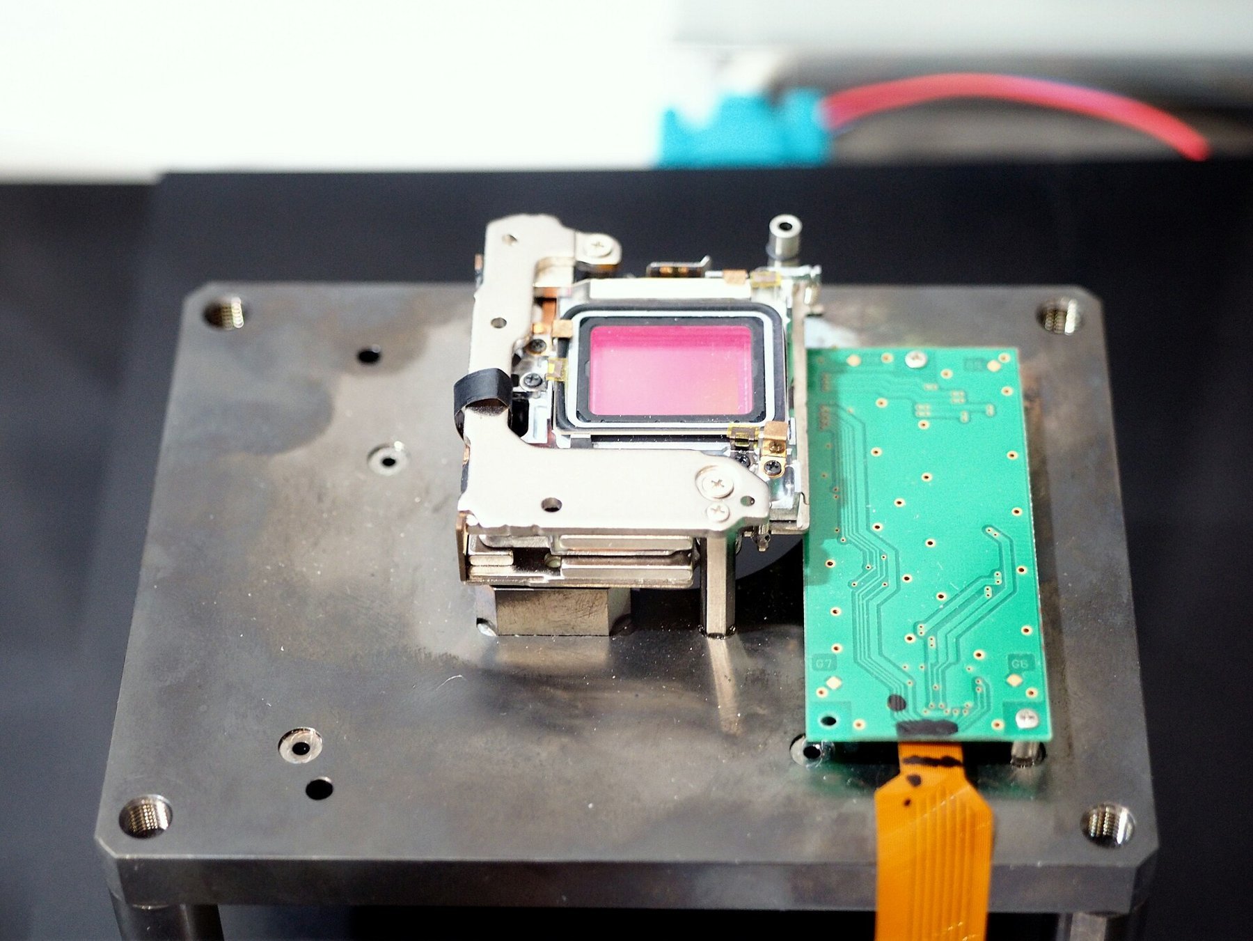 Image-stabilization unit from an Olympus OM-D E-M1.